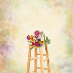 Aperturee - Abstrakter Hintergrund für Vintage Kunstporträts mit Blumenmuster