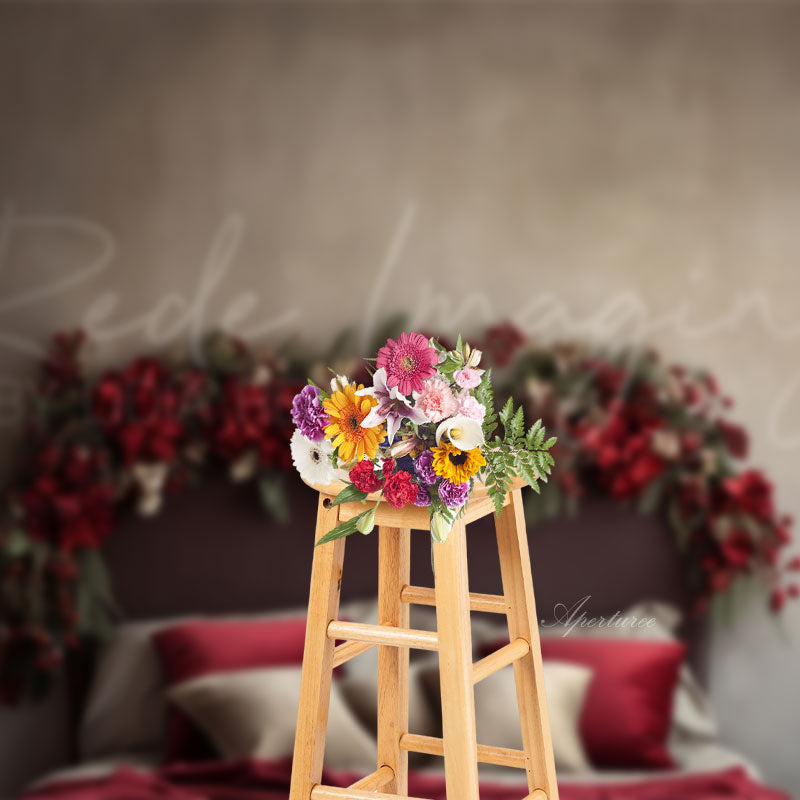 Aperturee - Warmer Weihnachts Kopfteil Hintergrund für die Fotografie