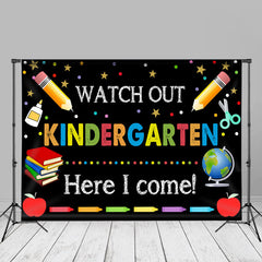 Aperturee - Achten Sie auf den schwarzen Hintergrund für den Schulanfang im Kindergarten