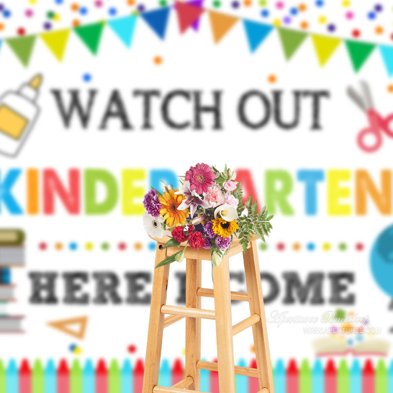 Aperturee - Achten Sie auf den Hintergrund des Kindergartenfotos Zurück zur Schule