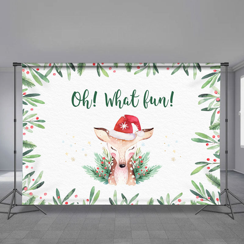 Aperturee - Was für ein lustiger Hirsch Frohe Weihnachts Hintergrund