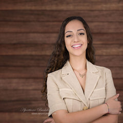 Aperturee - rustikale Wand Fotoshooting Hintergrund mit Holzstruktur und brauner Textur