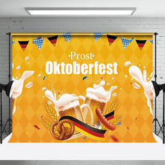 Bayerischer Partydekorationshintergrund des Oktoberfests