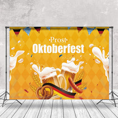 Bayerischer Partydekorationshintergrund des Oktoberfests