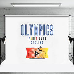 Aperturee - Athlet Paris 2024 Radsport Olympia Hintergrund