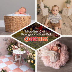 Aperturee - Dunkle Farbe Babyfotografie Holzboden Hintergrund