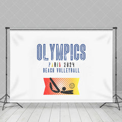 Aperturee - Paris 2024 Beach Volleyball Sport Olympia Hintergrund