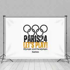 Aperturee - Ringe Paris 2024 Olympische und Paralympische Kulisse