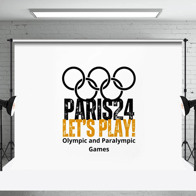 Aperturee - Ringe Paris 2024 Olympische und Paralympische Kulisse