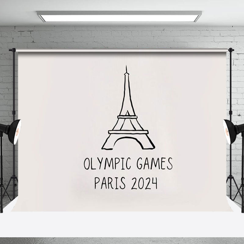 Aperturee - Einfache Kulisse für die Olympischen Spiele Paris 2024 im Sportturm