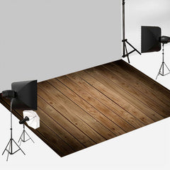 Aperturee - Vertikal gestreifte Fotografie Holzboden Hintergrund