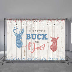 Aperturee - Buck Or Doe Glitzer Holz Babyparty Hintergrund