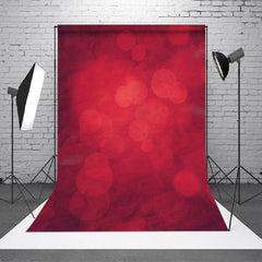 Aperturee - Cherry Crisp Red Bokeh Light Fotostudio Hintergrund