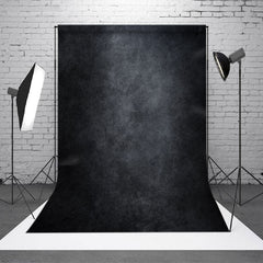 Aperturee - Dunkelschwarzer einfacher Fotoshooting Hintergrund für Studio