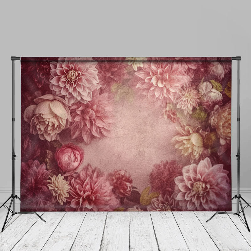 Aperturee - Fine Art Floral Dusty Pink Abstrakter Fotohintergrund