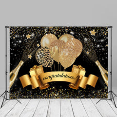 Aperturee - Geschenkboxen Champagner Glitzer schwarzer Hintergrund für Fotos