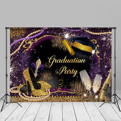 Aperturee - Heel Champagner Glitzer Grad Party Fotohintergrund