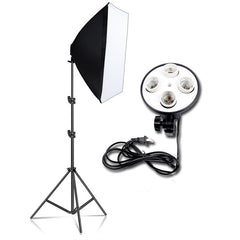 Aperturee - Fotografie Softbox Beleuchtungsständer Set für Fotostudio