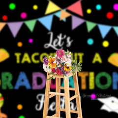 Aperturee - Rainbow Dots Lets Taco Bout Grad Fiesta Fotohintergrund