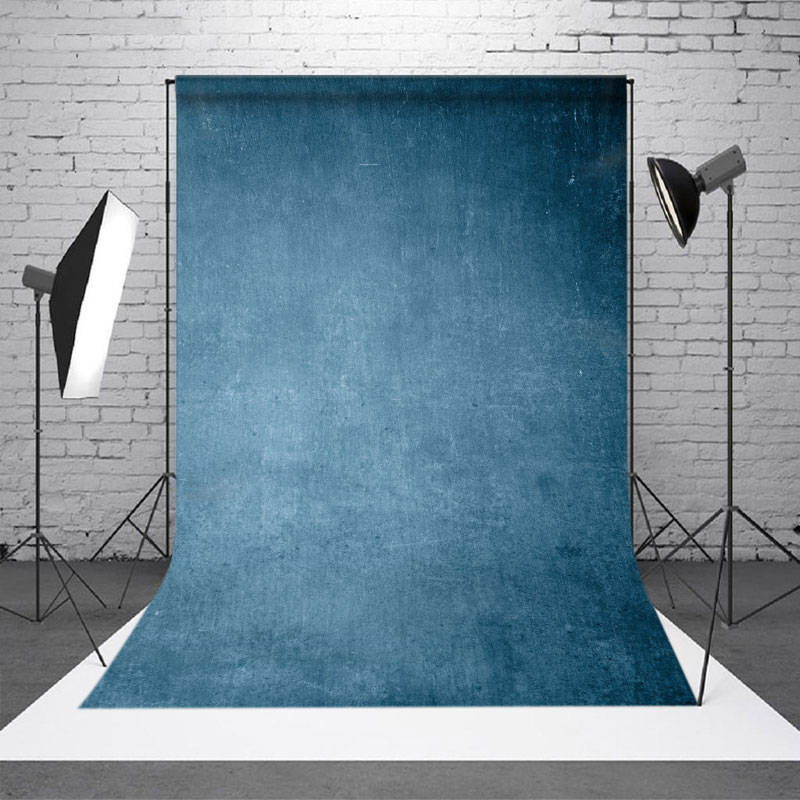 Aperturee - Retro abstrakte hellblaue Portrait Studio Hintergrund