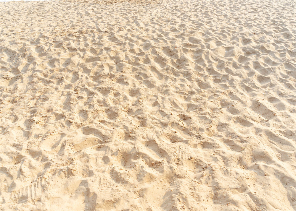 Aperturee - Sandmuster Gummi Bodenmatte mit tropischer Strandstruktur