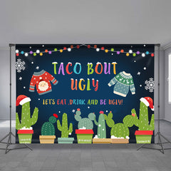 Aperturee - Taco Bout Ugly Holiday Merry Christmas Hintergrund